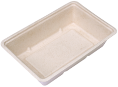 A13 Snackbakje Bagasse 50st
