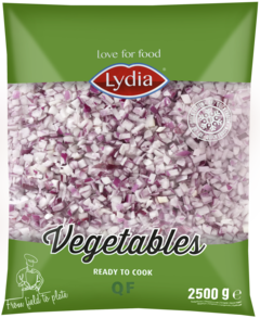 LYDIA Uienblokjes rood 10mm DV 2,5kg