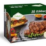 RIPBURGER RUND/KIP 10X40GR. MEKKA FOOD