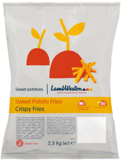 LAMB WESTON LWF105 Sweet Potato Fries DV 4x2,5kg