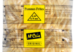 MCCAIN Pommes Original 3/8 9mm (1001) 5x2,5kg