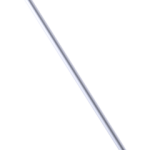 Steel Aluminium 140cm Ø24mm blauwe greep 3 gaatjes