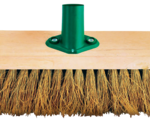 Straatbezem Kunstvezel met Steelhouder 30cm