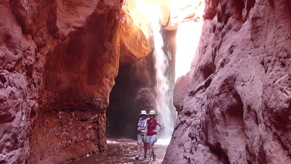 Day 2- Spring footage of Professor Creek Waterfall (20088375152).webm