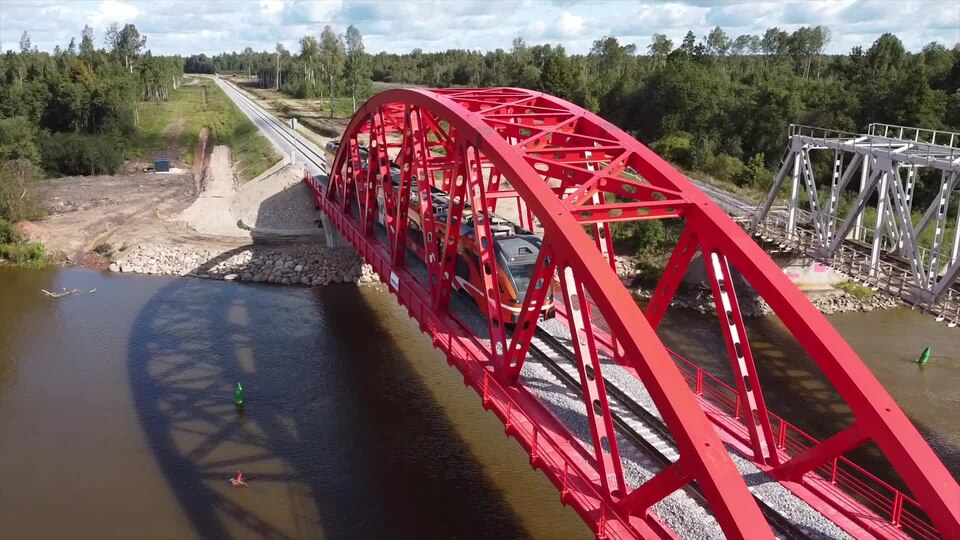 Jänese bridges, old and new (Tartumaa, August 2021).webm