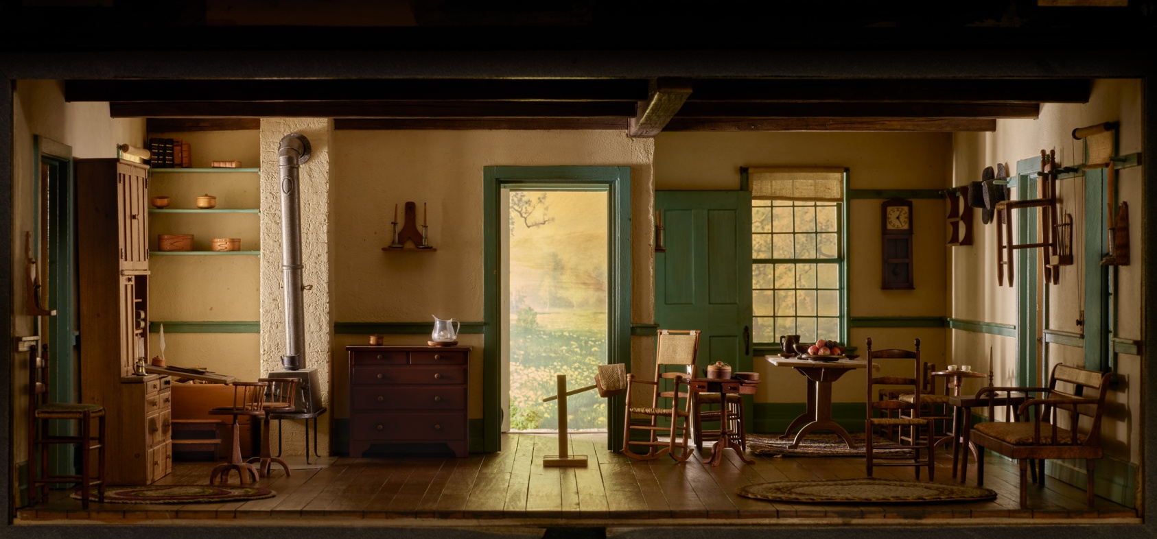 A18: Shaker Living Room, c. 1800