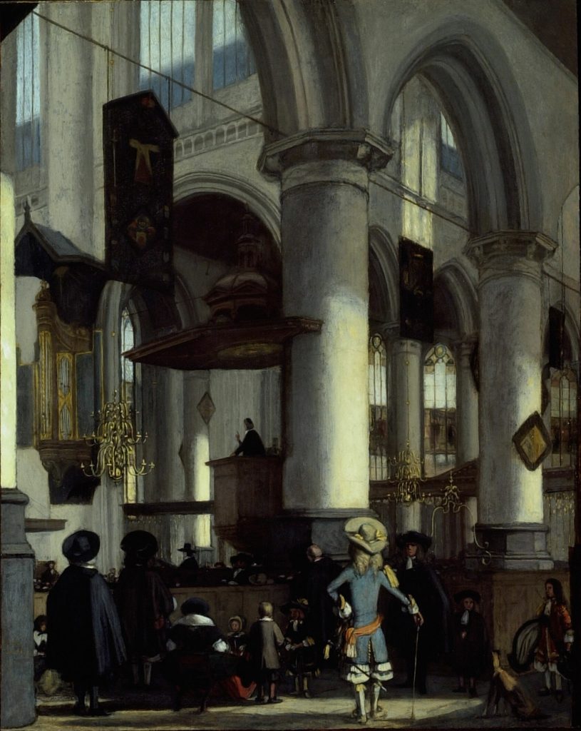 Interior of the Oude Kerk, Delft