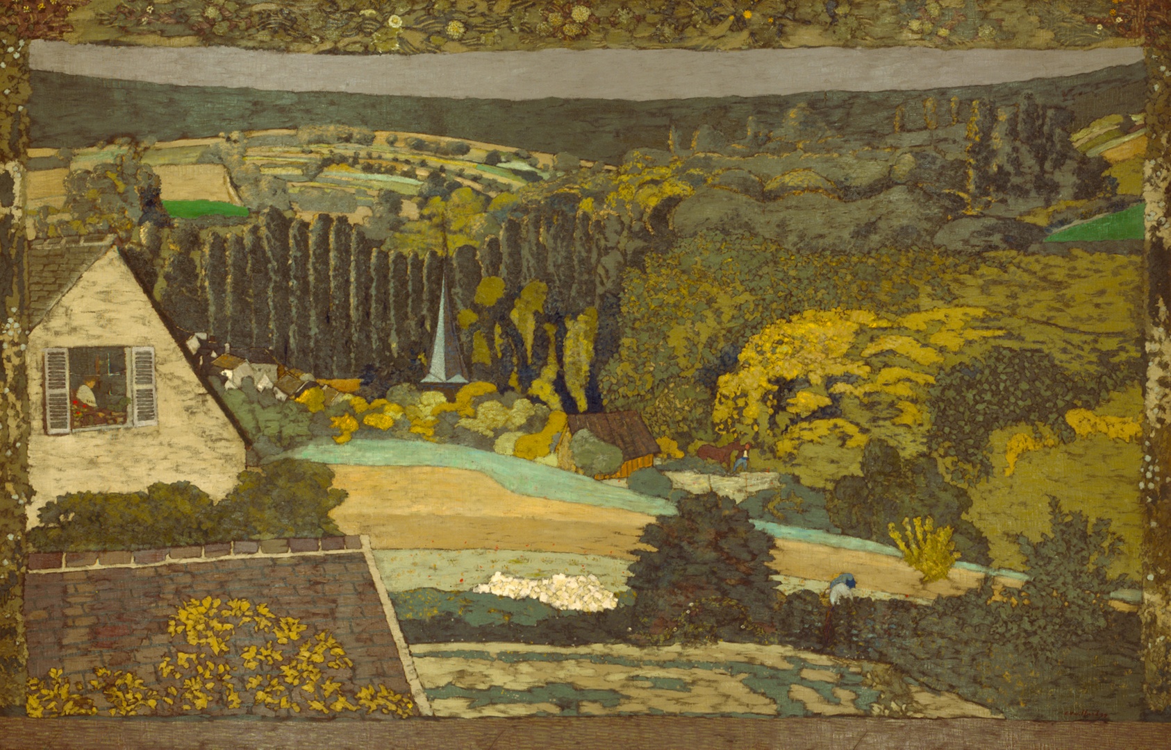 Landscape: Window Overlooking the Woods
