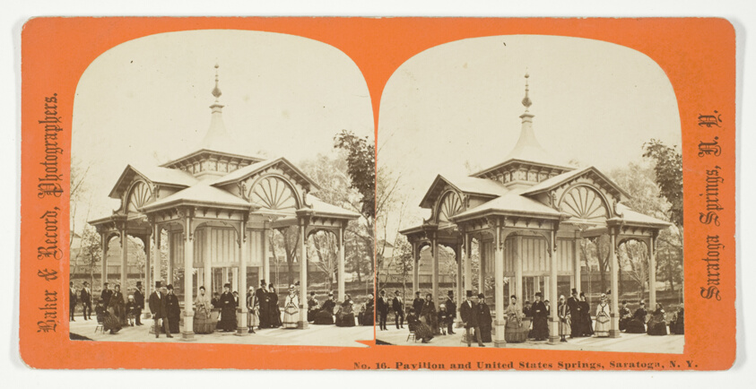 Pavilion and United States Springs, Saratoga, N.Y., No. 16 from the series "Saratoga Springs, N. Y."
