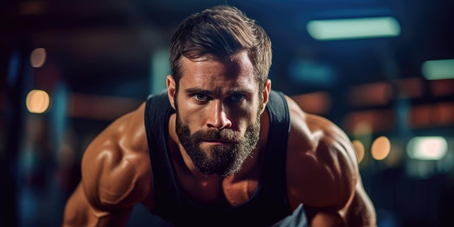 Ai Generated Man Workout Gym