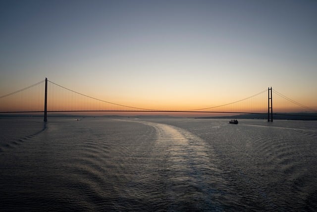 Bridge Silhouette Sky Blue Sky