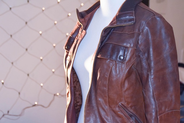 Fashion Jacket Leather Jacket Brown