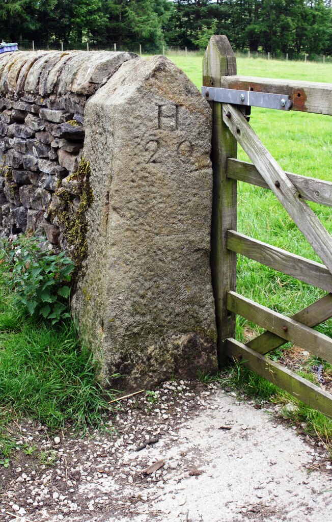 Inscribed Gatepost At Haugh Field Farm  — Agriculture & Farming & Agriculture Photography | RESIMLAND