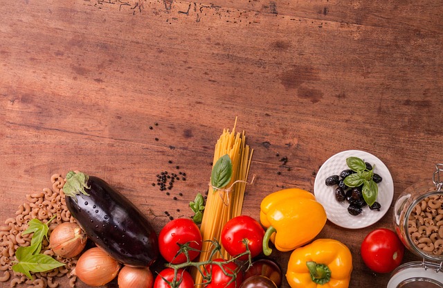 Italian Cuisine Pasta Vegetables Fresh Vegetables