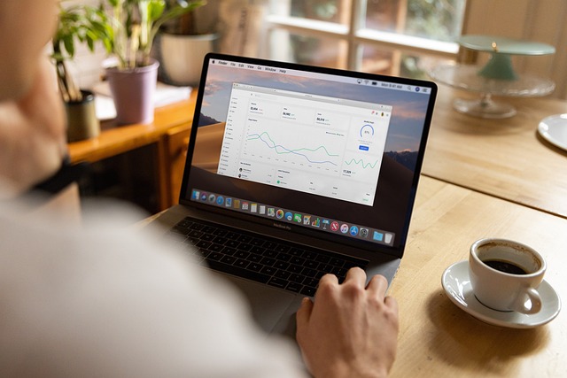 Laptop Work Coffee Chart — Business | RESIMLAND