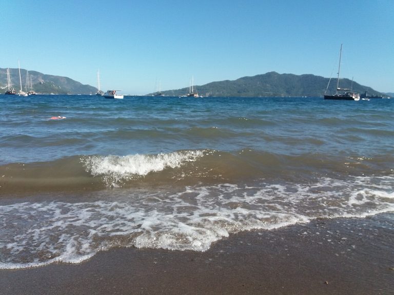 Marmaris Beach Turkey. Colour Of Water In Sea