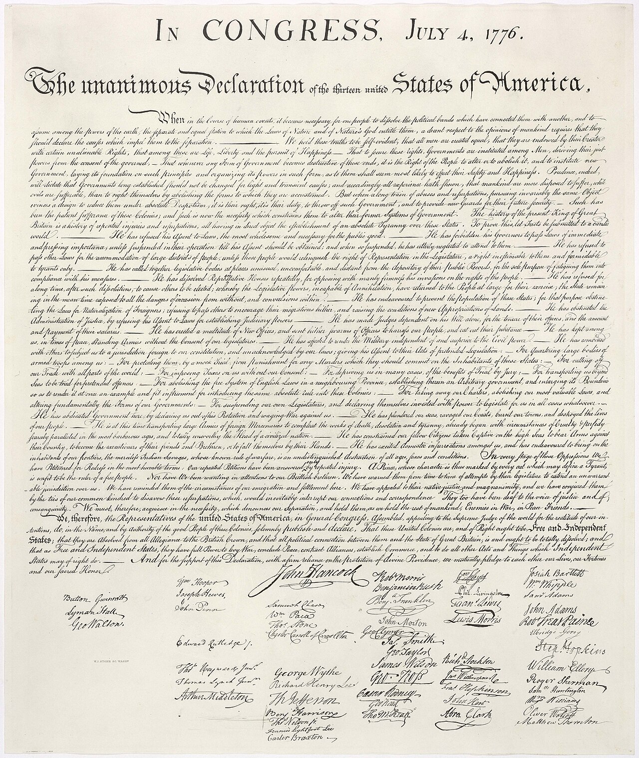 This Is A High-resolution Image Of The United States Declaration Of In — Illustrations & Vectors | RESIMLAND