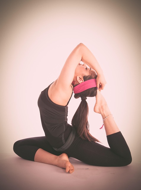 Woman Gymnastics Yoga Workout